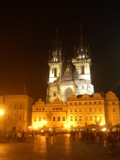 Old Town Square at Night
