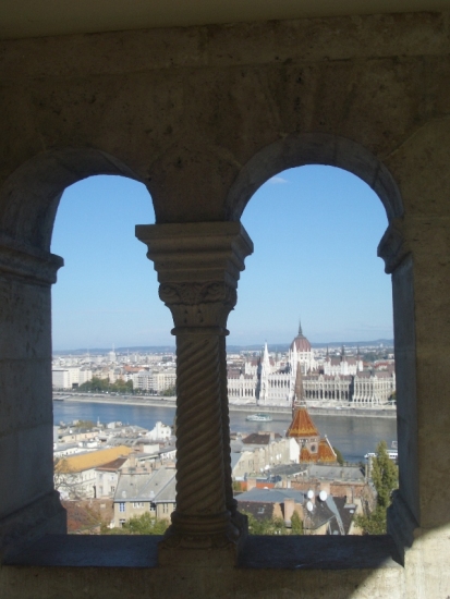 Parliament from Buda Castle