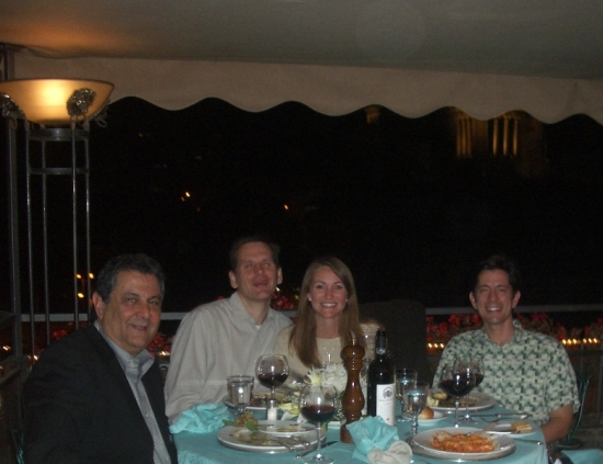 Dinner at the Forum Hotel with Jason & His Father