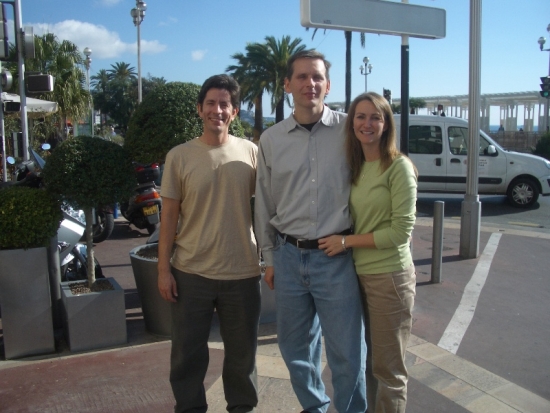 WIth Jason on Nice's Promenade