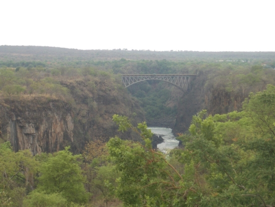 Bridge Over the Zambezi River, the Border between Zimbabwe & Zambia