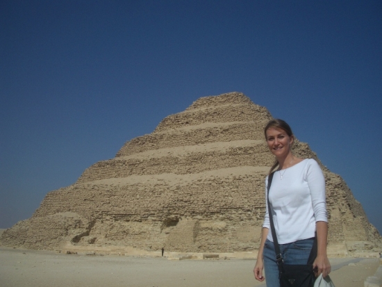 Deanna at the Step Pyramid