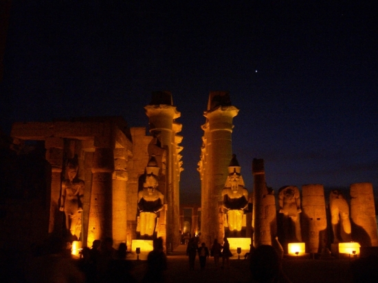 Luxor Temple at Night