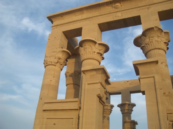 Moon Over Temple of Philae