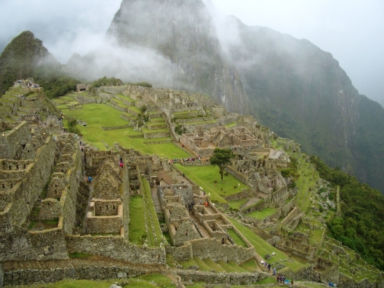 Frontside of Machu Picchu