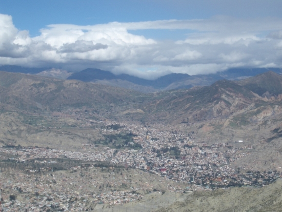 View of La Paz from El Alto