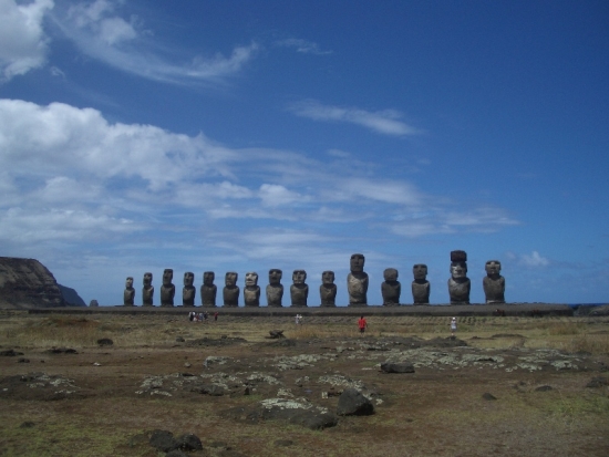 15 Moai, Front View