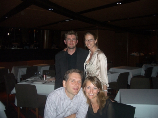 Dinner at Aria sans Nicole