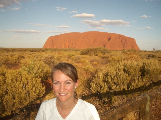 Ayer's Rock at Sunset