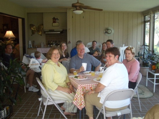 Going Away Party at Deanna's Mom's