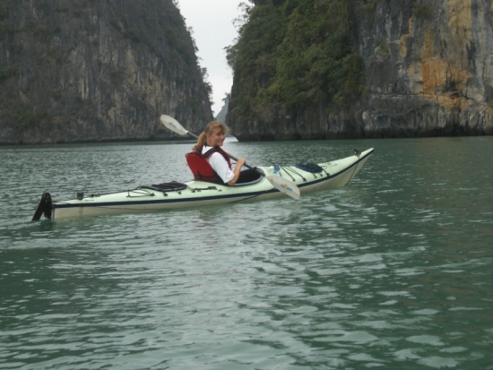 Deanna Paddles Away