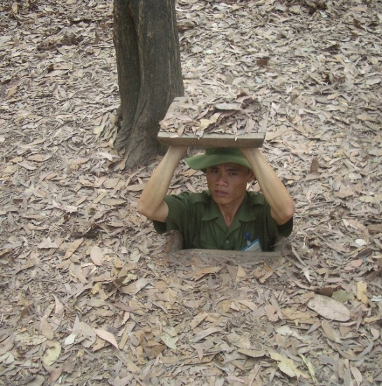 Cu Chi Tunnel Hidden Entrance