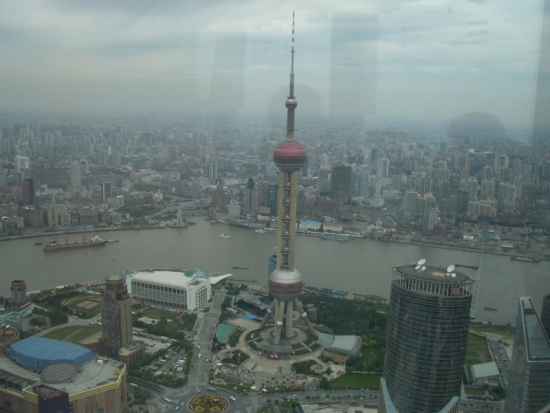 The Pearl of the Orient from Jin Mao Tower