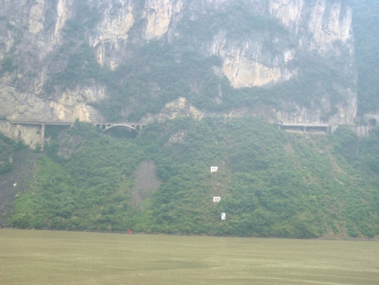 Signs Marking the 2009 Waterline