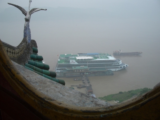Our Boat, the East Queen, from River Temple