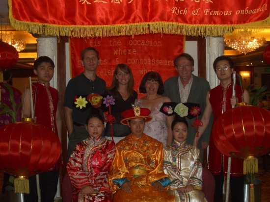 Carole & Michael Headland with the Emperor's Court