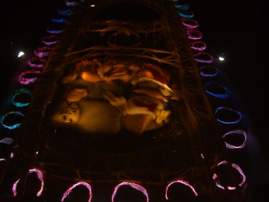Reflections of a Ferris Wheel in the Water