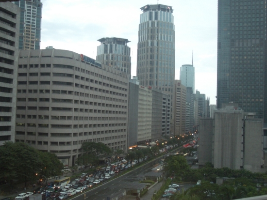 Ayala Avenue: High Rises & Traffic