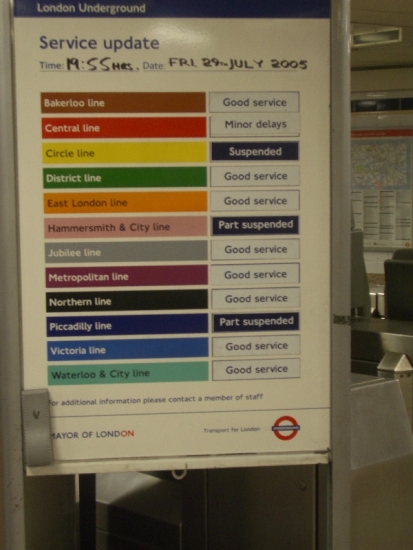 Tube Status