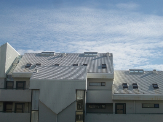 White Roofs & Sky