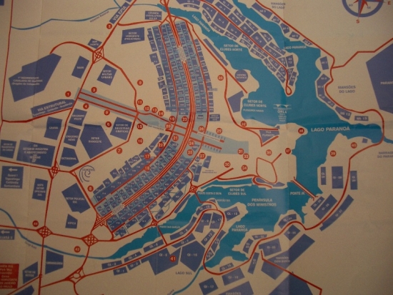 Brasilia City Map - Close-up View