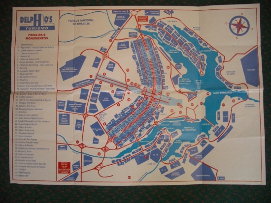 Brasilia City Map - Wide View