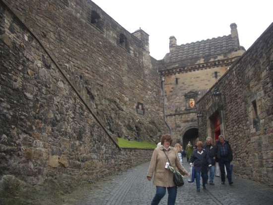 Tourists Storming Edinburgh Castle