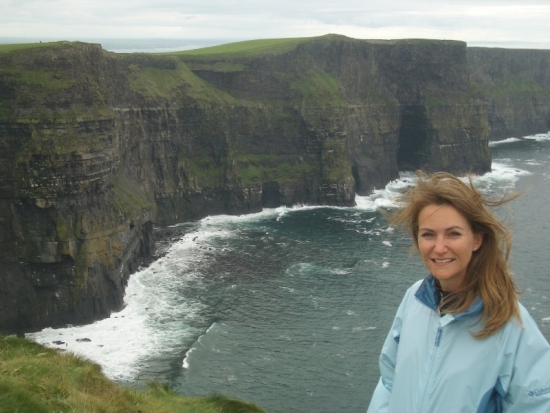 Deanna at Cliffs of Moher