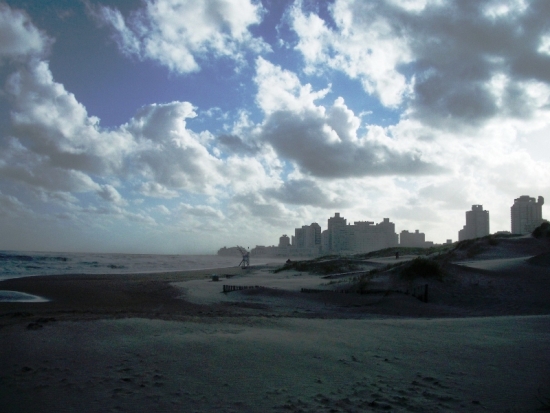 Clouds, City, & Sand I