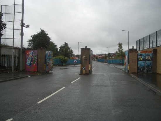 Gates Between Catholic and Protestant Areas