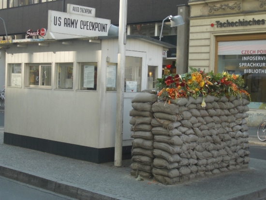Checkpoint Charlie, Now Surrounded by Starbucks & Subway