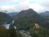 View of Hohenschwangau Castle from Neuschwanstein Castle